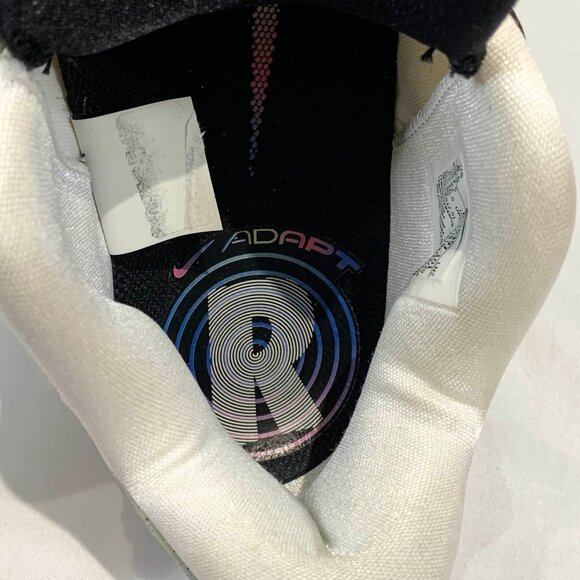Nike Adapt BB 2.0 Oreo White Black Speckle Auto Lacing Basketball Shoes Size 8.5 - Picture 9 of 16